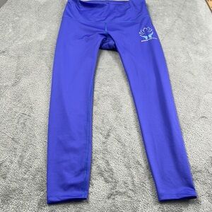 Empowered Lotus Purple S Athletic Cropped Leggings